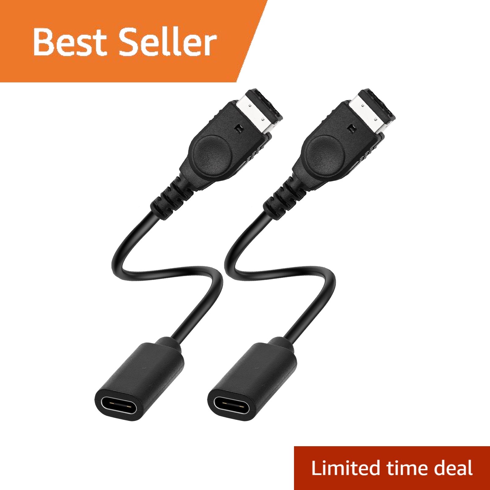 CUENSTOP GBA SP to USB C Adapter 2 Pack