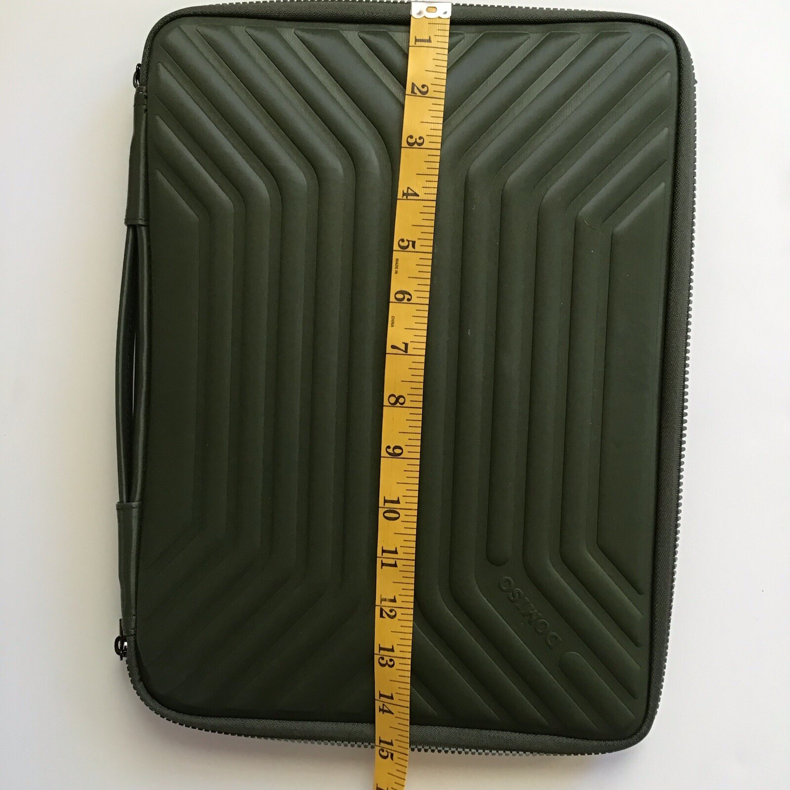 Domiso Water-proof shock-proof 15 Inch Laptop or Tablet Case (Olive Green)