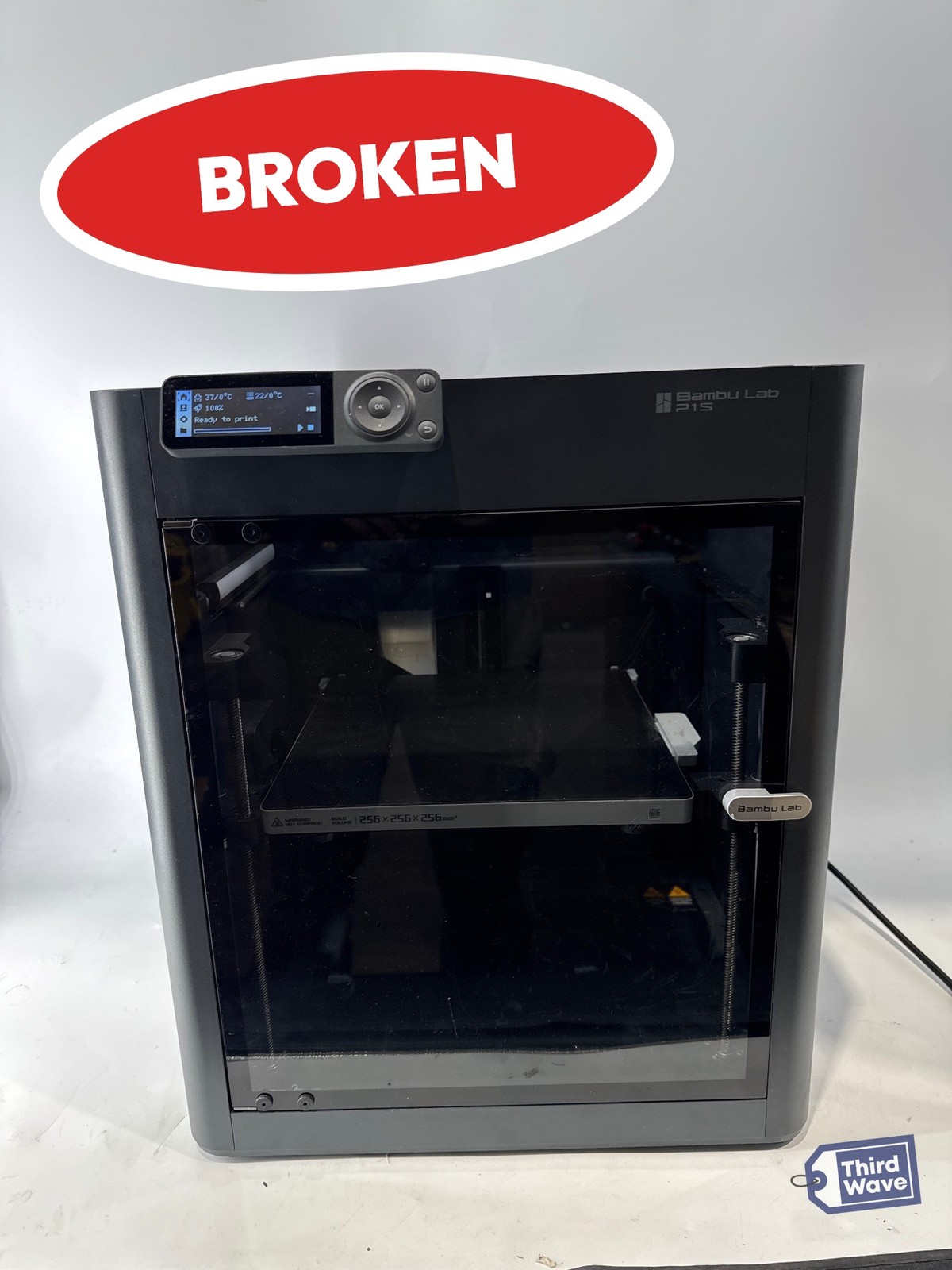 (BROKEN) Bambu Lab P1S 3D Printer FDM Enclosed Auto Bed Leveling Wi-Fi (2)