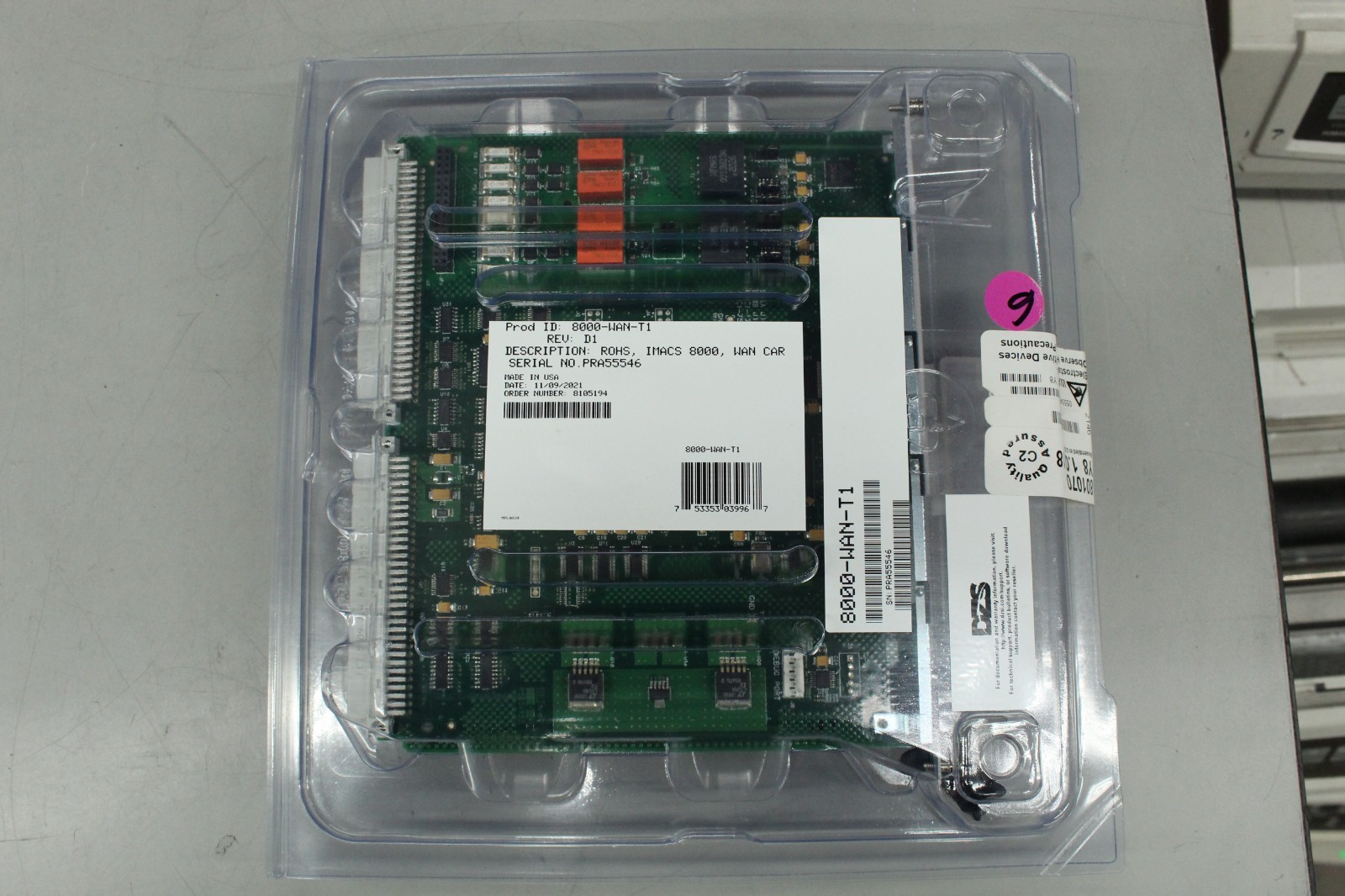 New Premisys Motorola Zhone 259-8004-205 CPU Dual SS WAN Card Module 801070