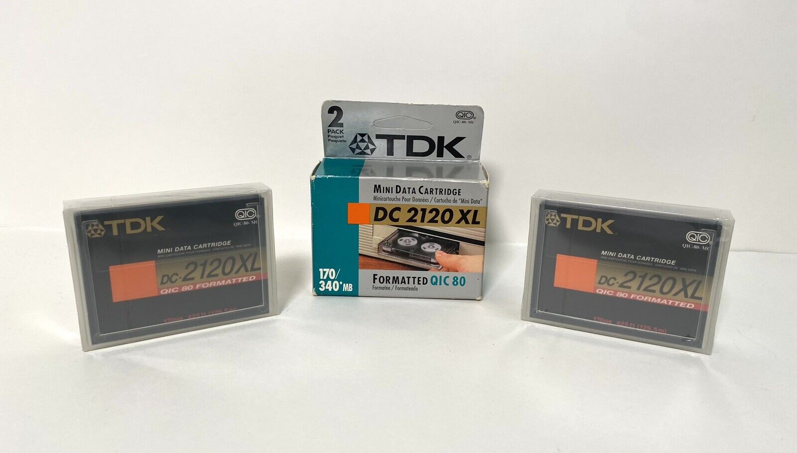 TDK DC 2120 XL Two Tapes Sealed