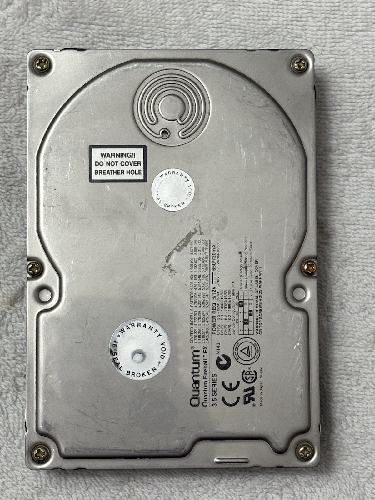 quantum fireball 3.5 series ex13at 13GB