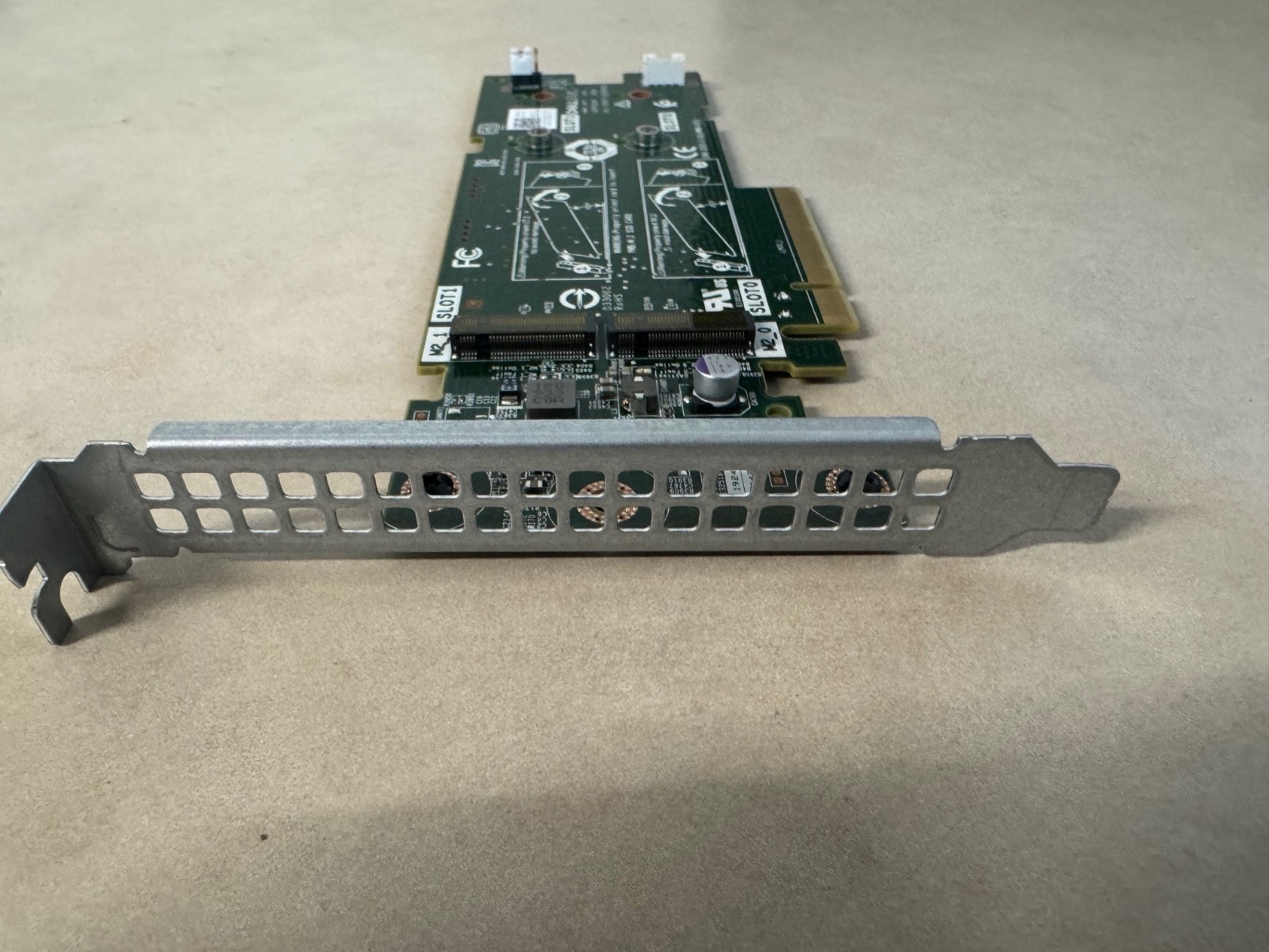 Geniune Dell BOSS -S1 Network Controller Card PCIe 2x M.2 Slots US Long Bracket