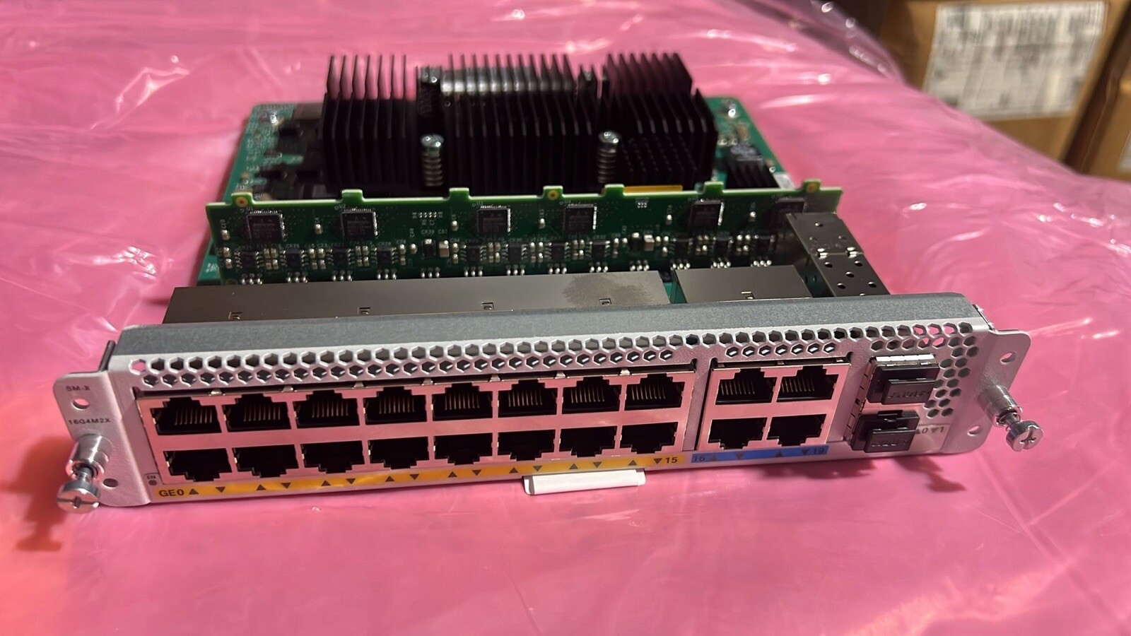 Cisco SM-X-16G4M2X Based Layer 2 16-Port Switching Module Used/Tested