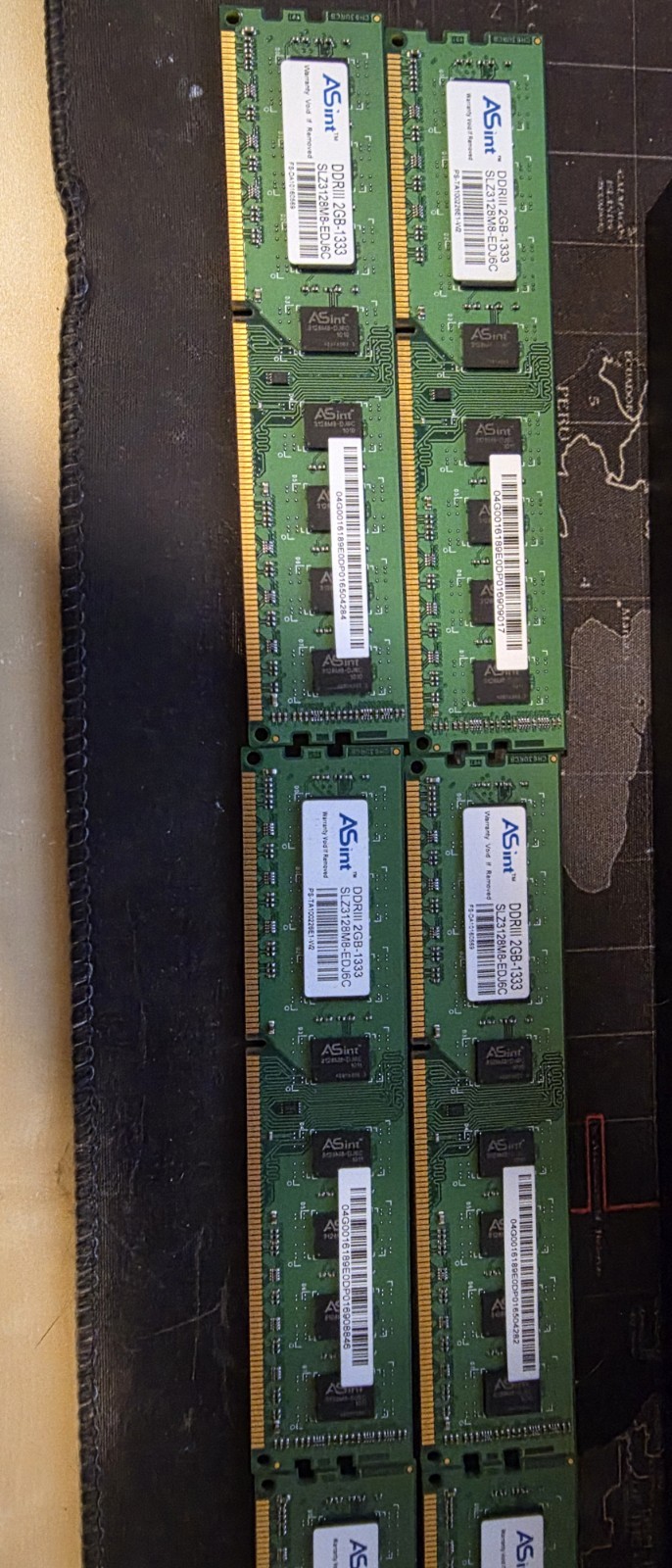 ASint 2GB SLZ3128MB-EDJ6C DDR3 1333 COMPUTER DESKTOP PC RAM