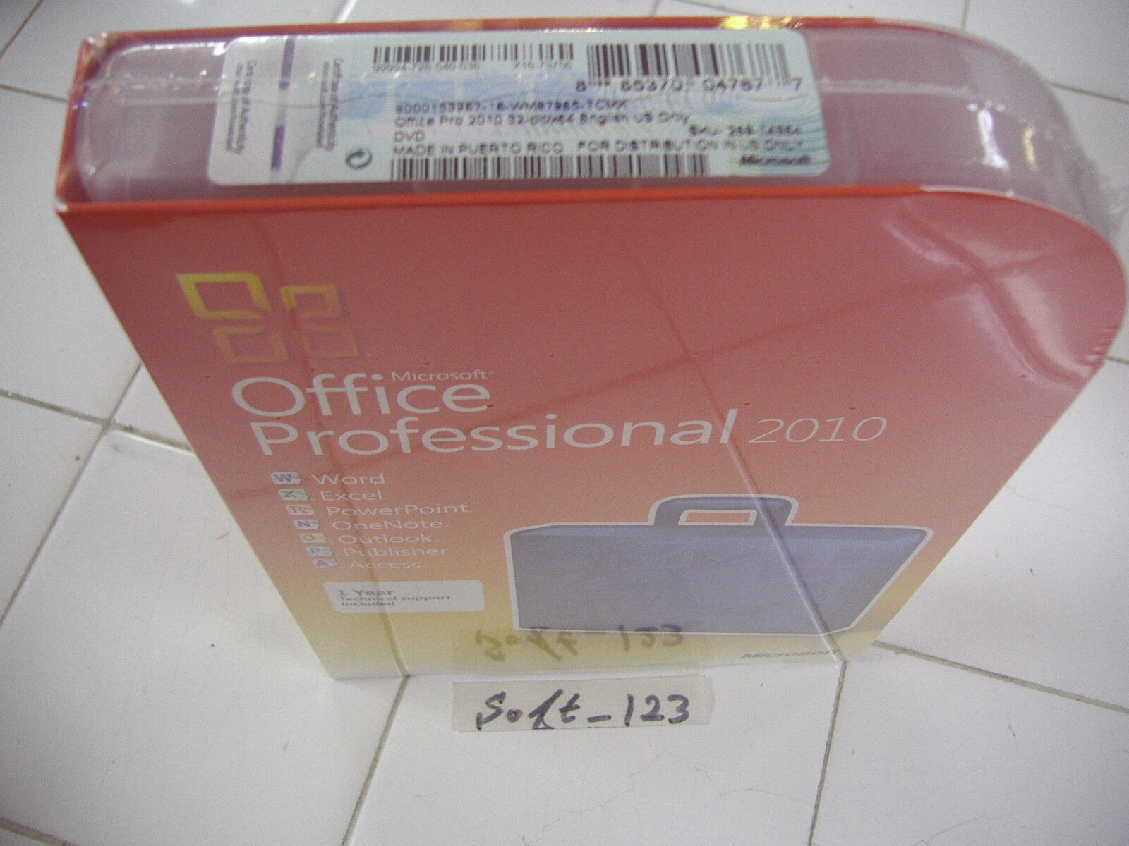 Microsoft Office 2010 Professional For 2 PCs Full Version =NEW SEALED BOX=