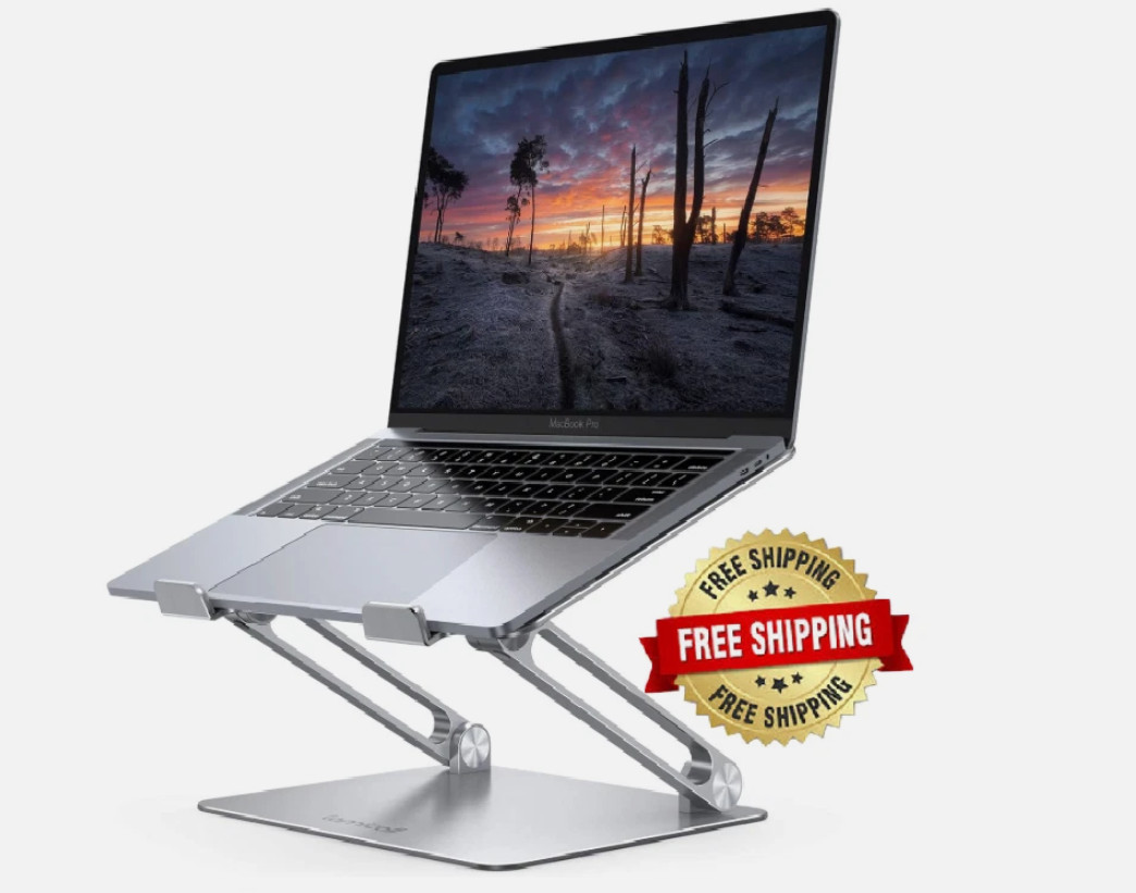 Soporte Ajustable Aluminio Para Ordenador Computadora Portátil Multiángul Laptop