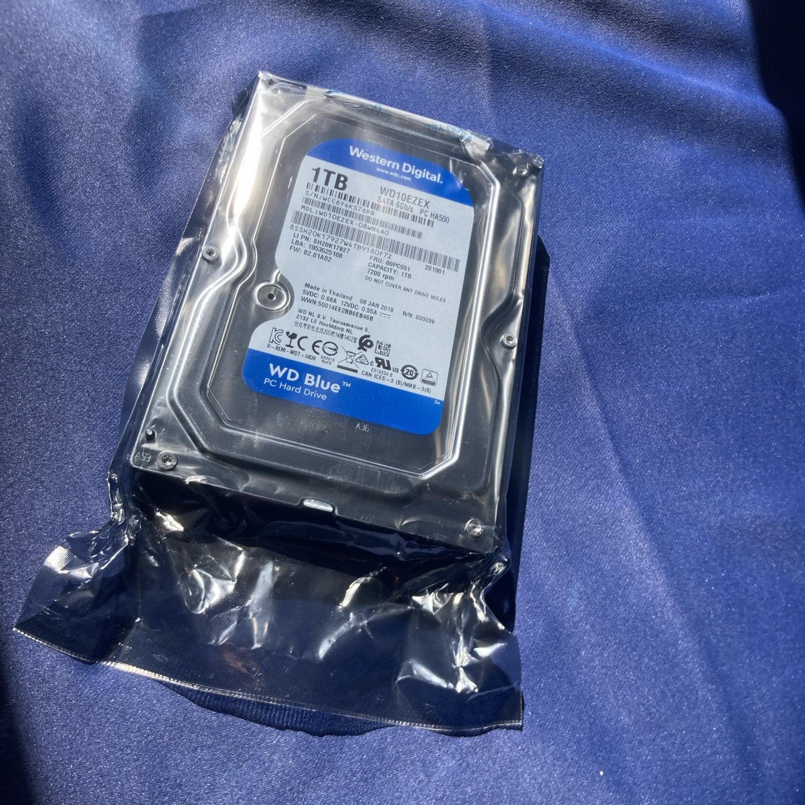 Sealed-Western Digital WDBH2D00 1TB 7200RPM 3.5" SATA 6GB/s Desktop HDD NEW