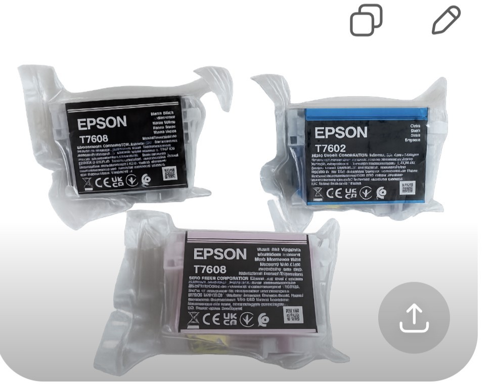 Unopened Epson 760 Ink Cartridge - Lot of 3