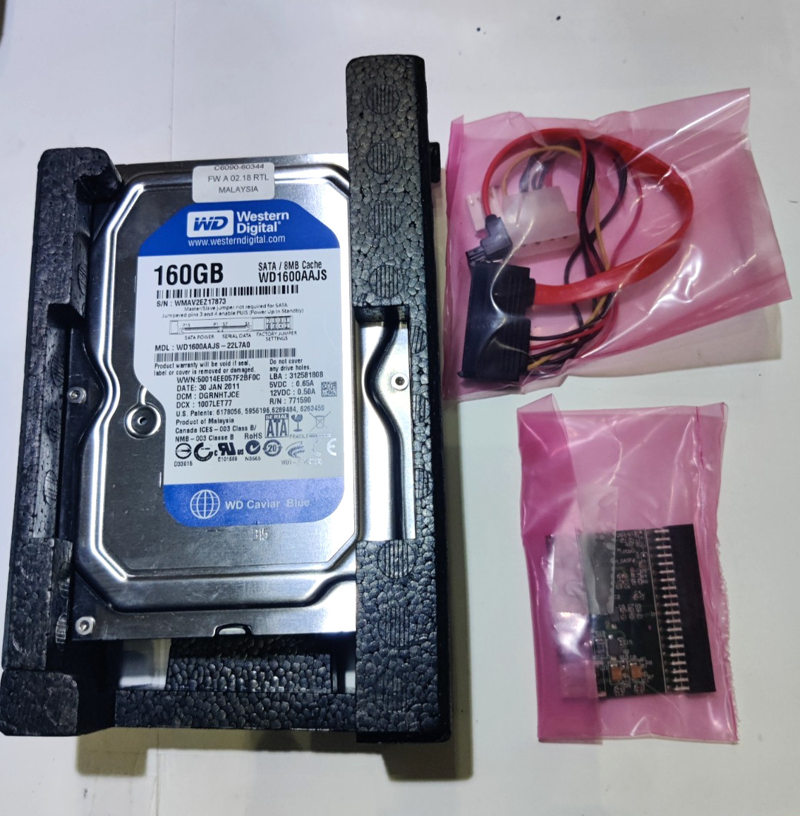 HP 5000 Plotter Hard Drive - C6090-60344 / C6091-69268 - USA Seller