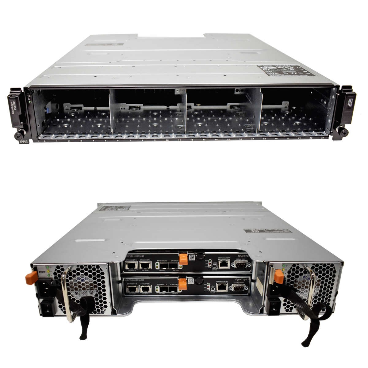 Dell EqualLogic PS6210 2xModules15 K7TXY / FK6YW 2x PSU 24 Bay 2.5