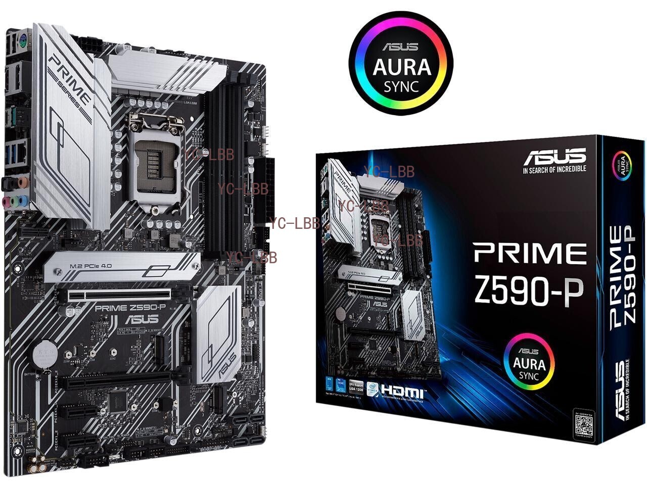 1PC New ASUS PRIME Z590-P LGA 1200 Intel Z590 SATA 6Gb/s ATX Intel Motherboard
