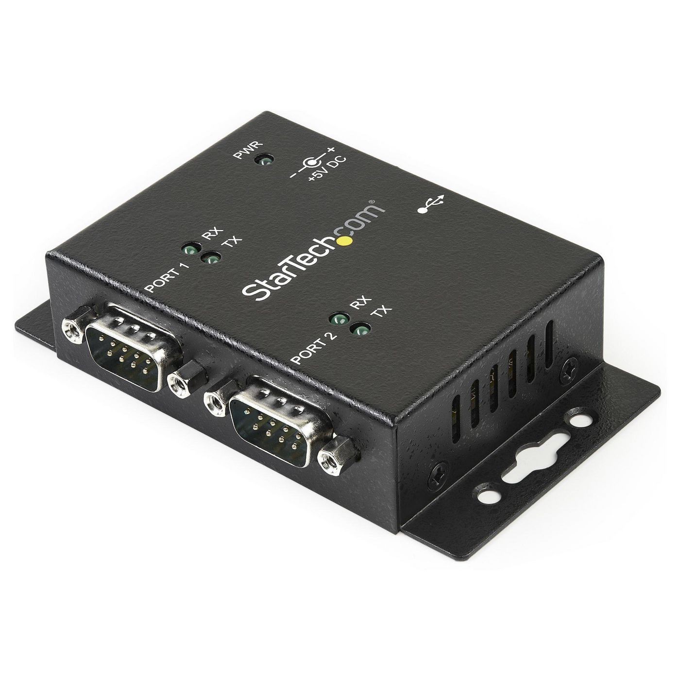 StarTech.com ICUSB2322I 2X USB TO SERIAL ADAPTER HUB 2 Port Industrial Wall ~E~