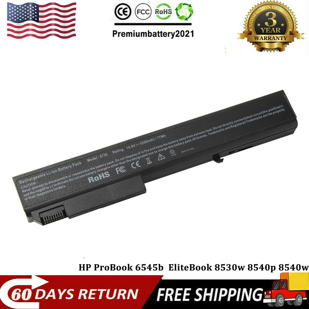 Battery for HP EliteBook 8530p 8540p 8730p 8530w 8540w 8730w 8740w 5200mAh 14.8V