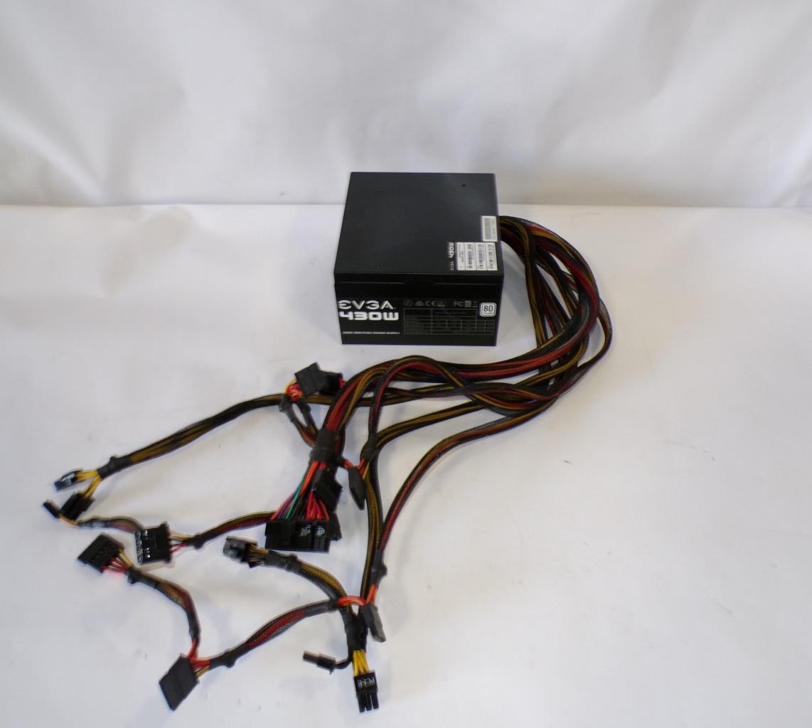 EVGA 430W 80 PLUS Certified ATX Desktop PC Power Supply PSU 100-W1-0430 (B5119)