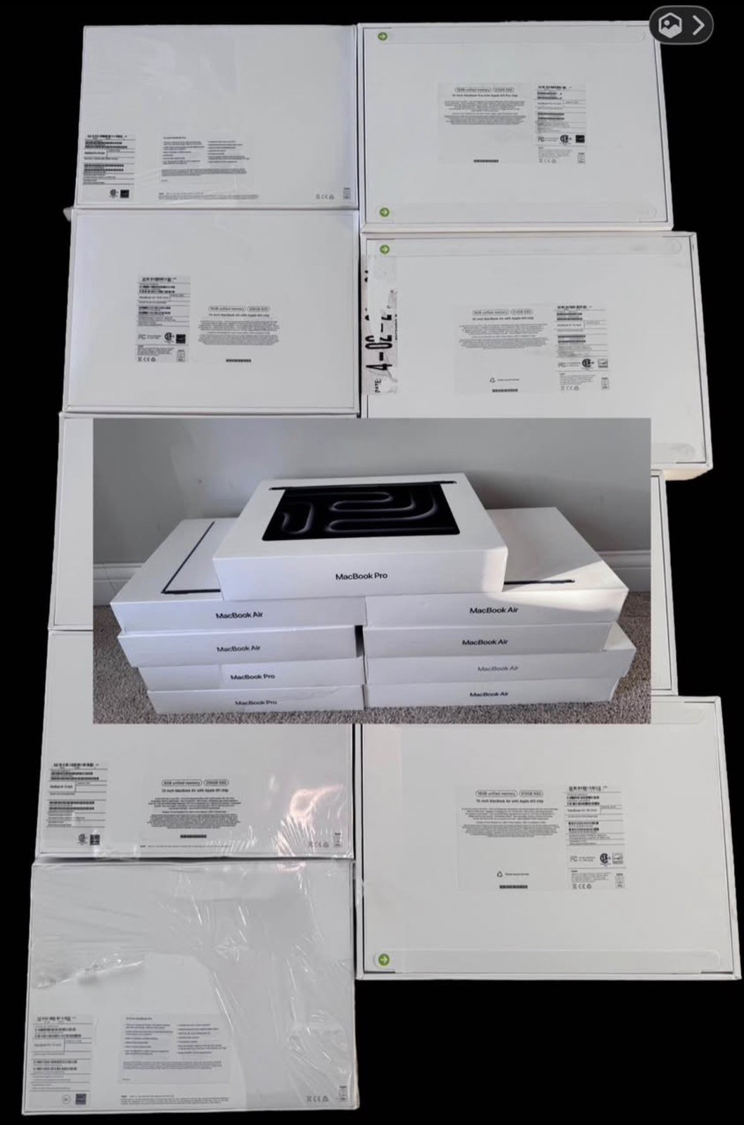 🔥 Bulk Apple Inventory MacBook Wholesale Lot All Brand New Factory Sealed 