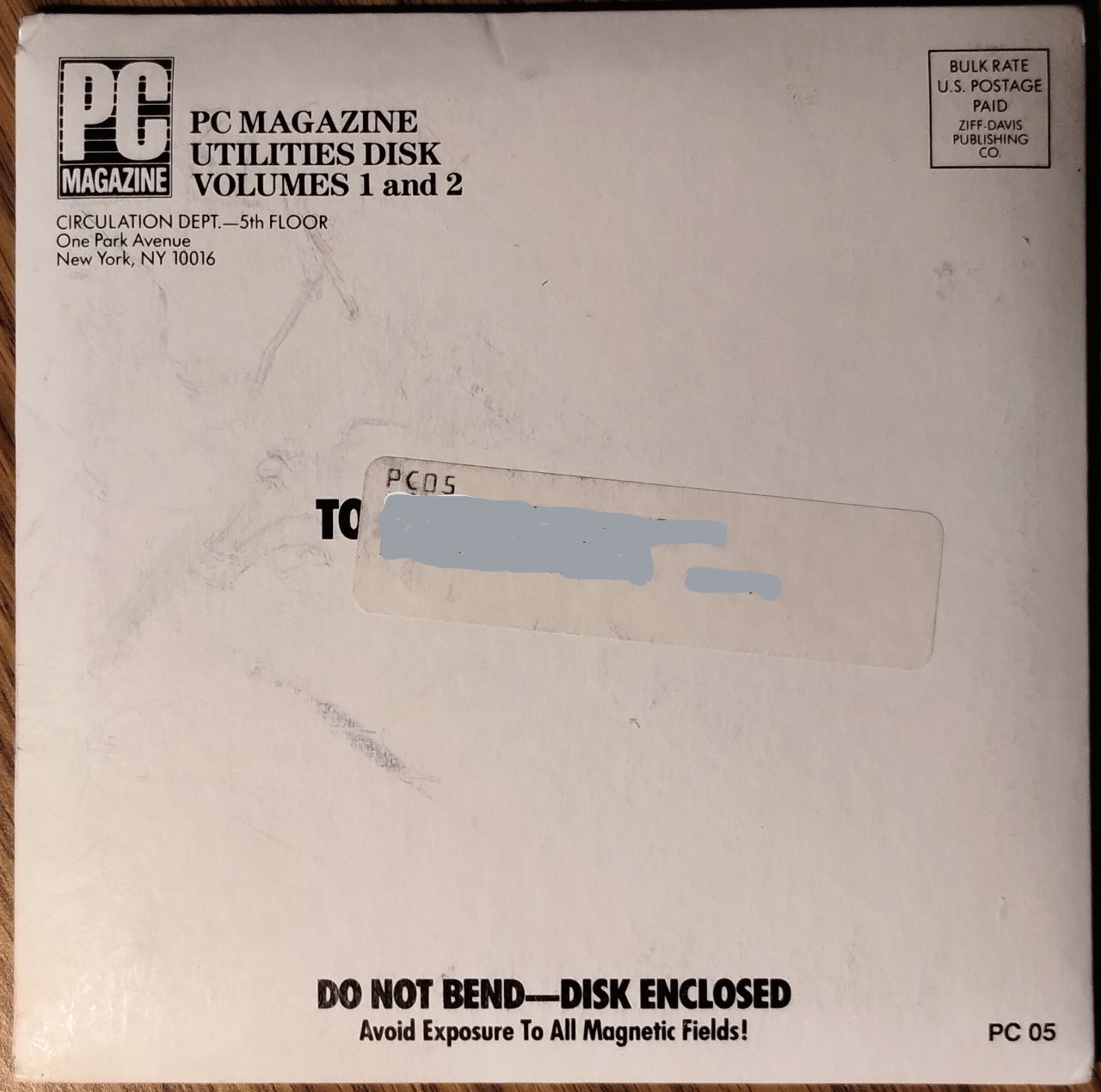 Vintage PC Magazine Utilities 5.25" Disks Vol 1 & 2, Sealed box.