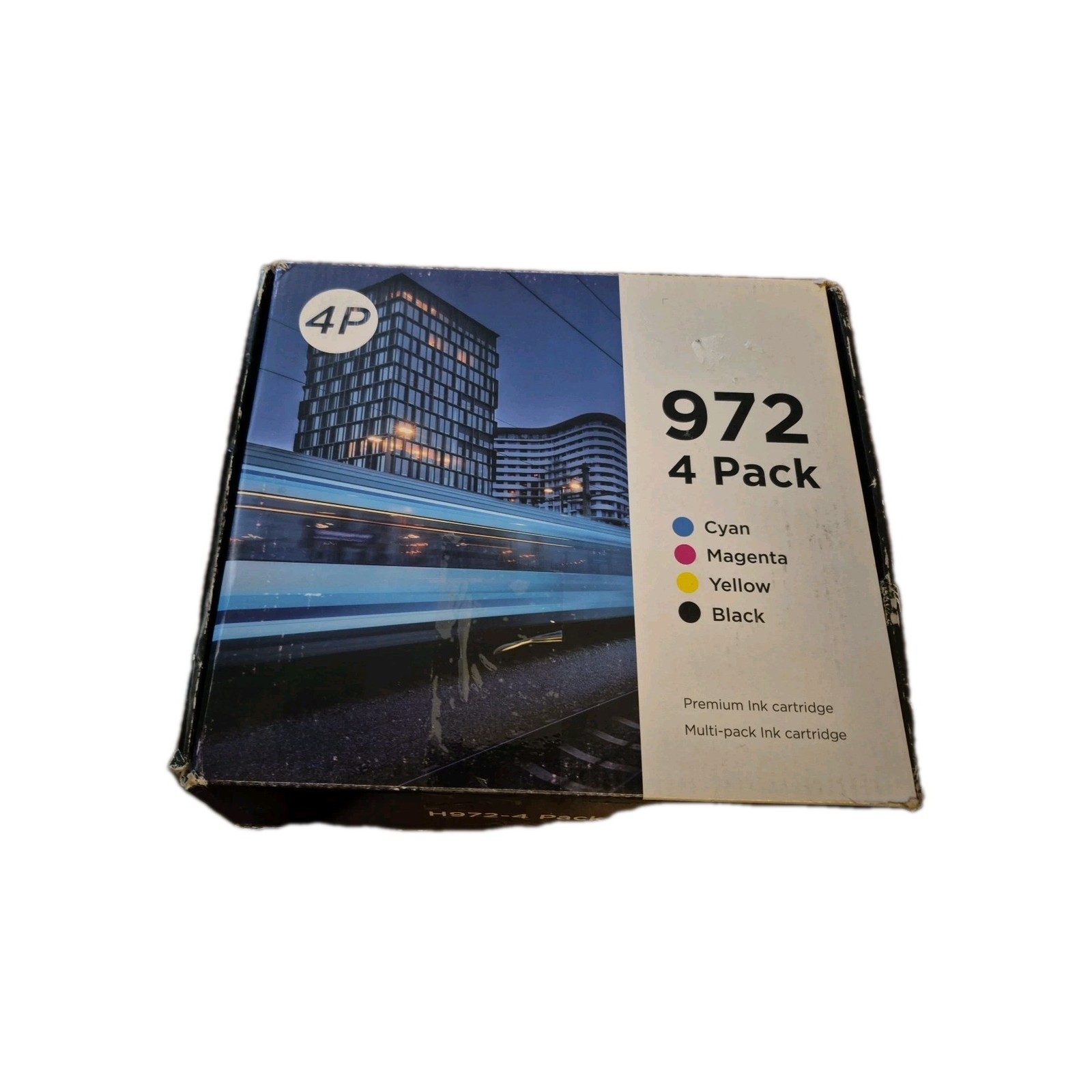Compatible 972X High Yield Ink (4 Pack) Cartridges Are Sealed 