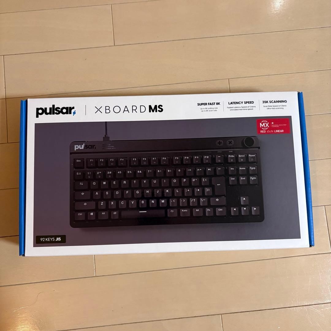 Pulsar Xboard MS XBMS11 JP TKL Cherry MX2A Red Mechanical Keyboard Wired