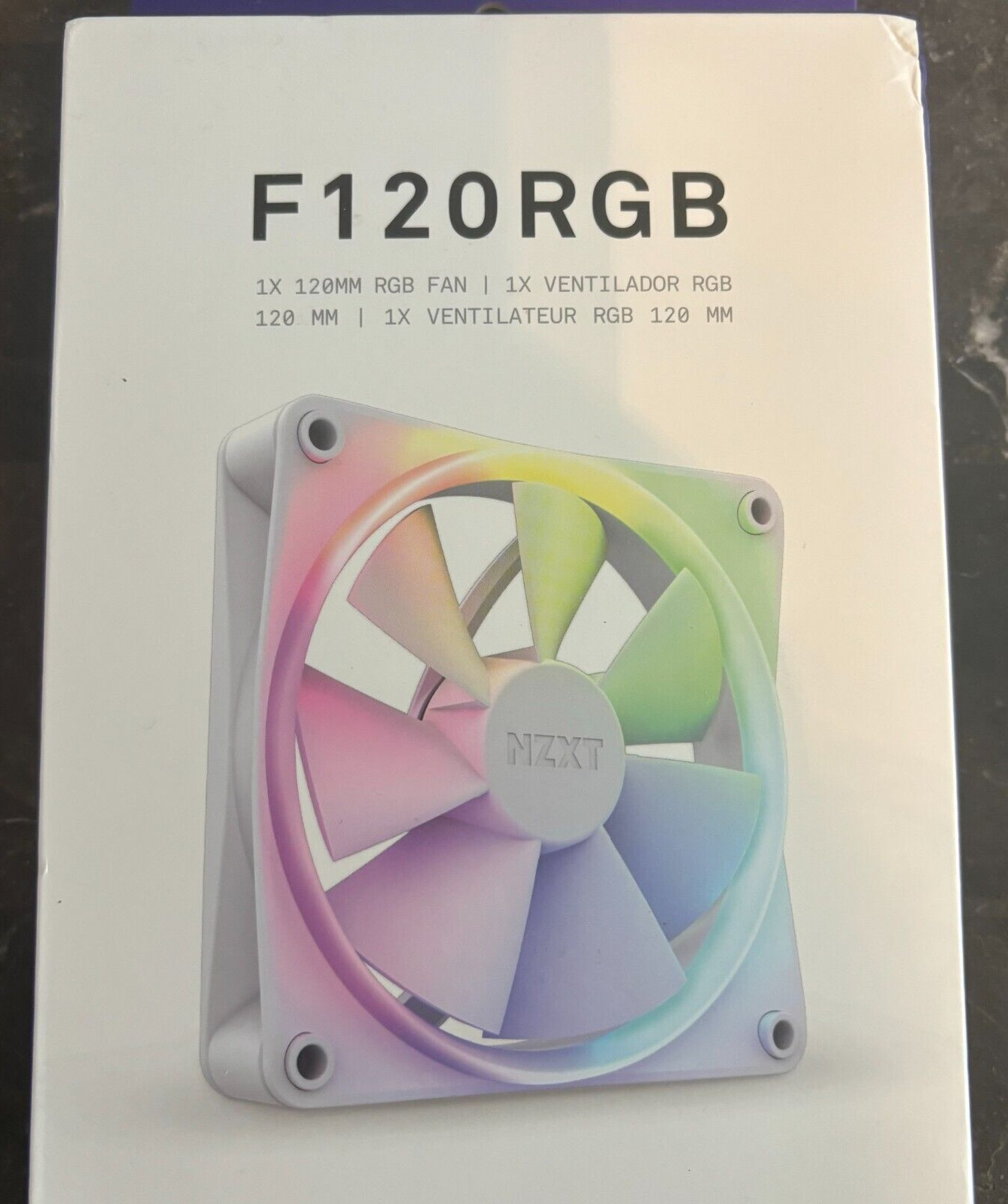 NZXT F120 RGB Computer 120MM Fan with Lighting Effects