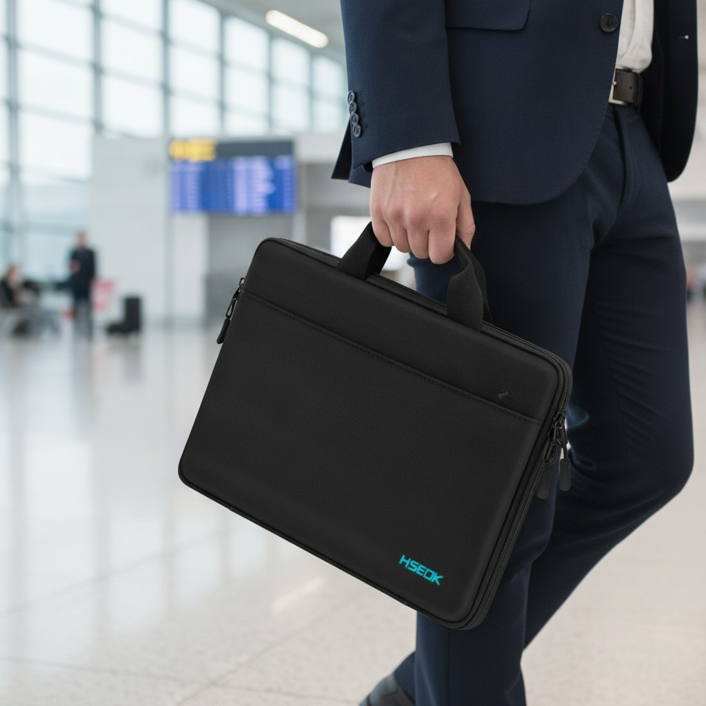 Elegant Waterproof Laptop Sleeve for 13-14 Inch Devices - MacBook Compatible
