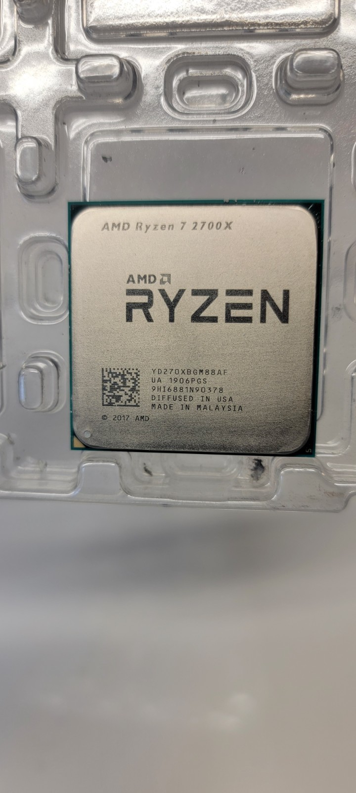 AMD Ryzen 7 2700X 8-Core 3.7GHz Base 4.3GHz Turbo AM4 Desktop CPU *QTY