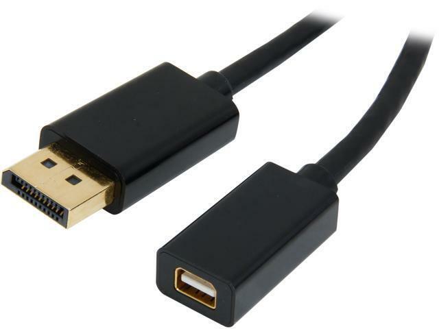 StarTech 3ft DisplayPort to Mini DisplayPort 4K 1.2 Video Cable Adapter M/F