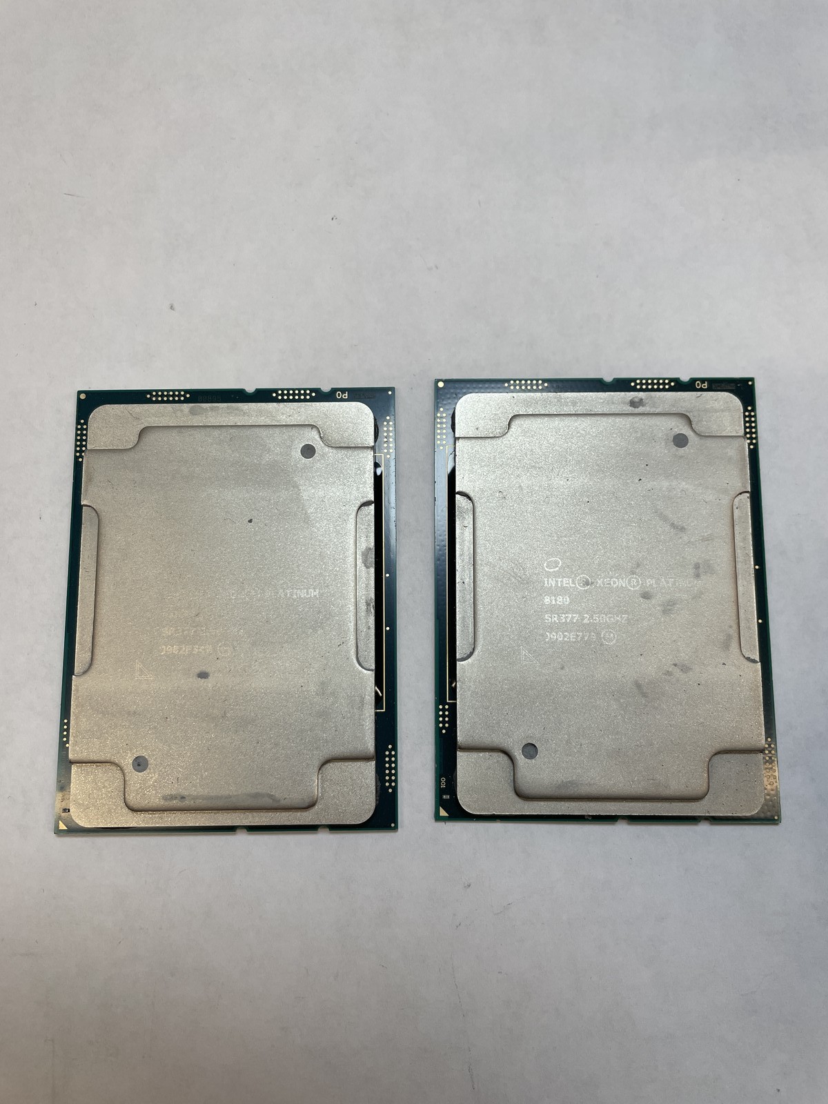 Matching Pair Intel Xeon Platinum 8180 SR377 28-Core 2.50GHz 38.5MB LGA3647 CPU