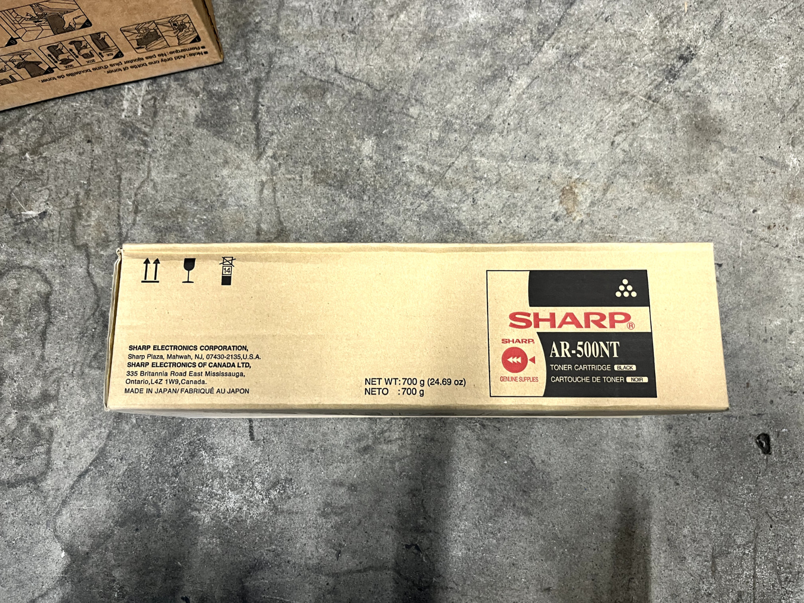 Genuine Sharp AR500NT Black Toner Cartridge AR-501