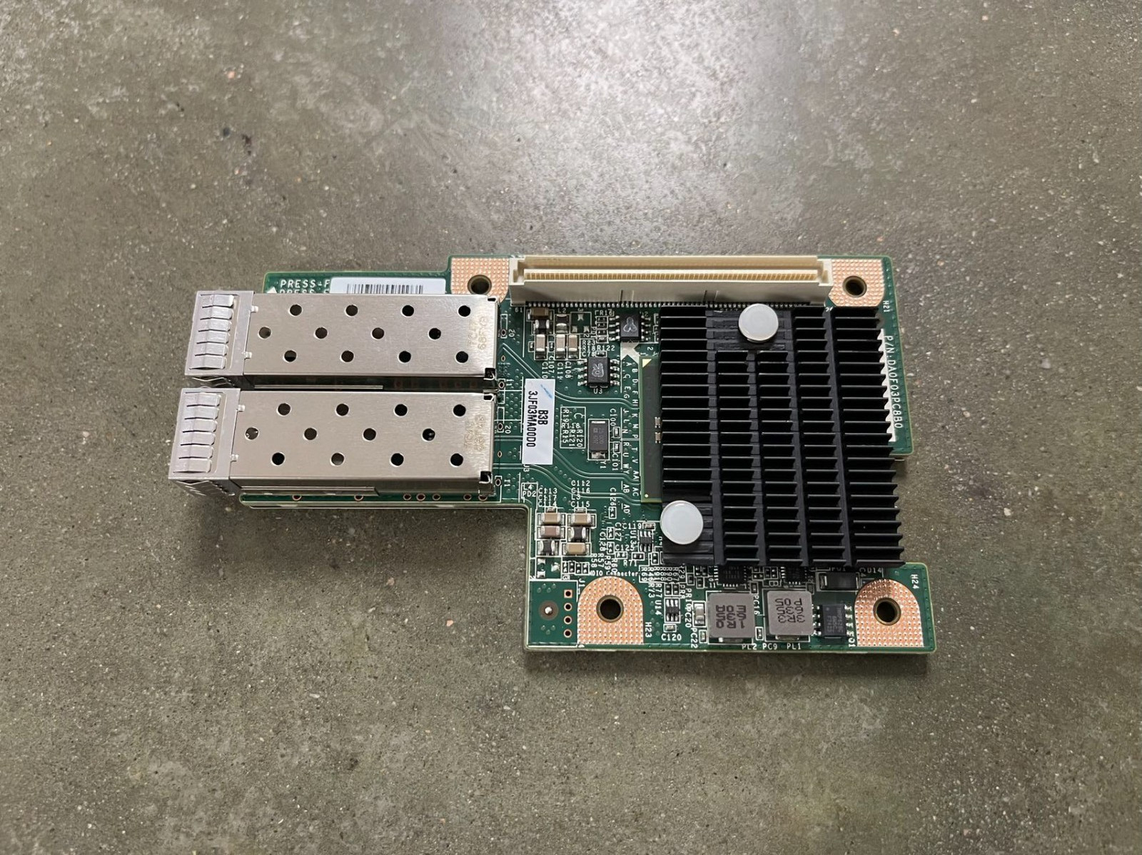 OCP Quanta Dual port 10GB RJ45 Intel X540 TX2 Ethernet PCIe Card DA0F03PC8C0