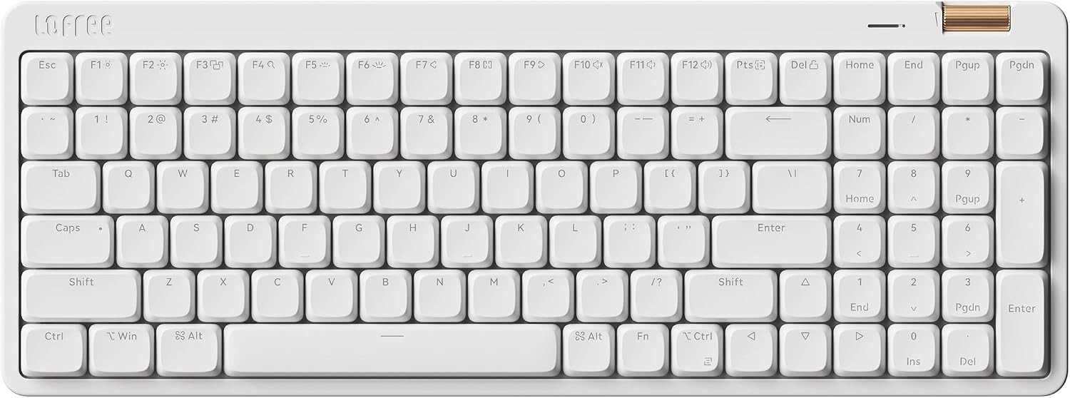 LOFREE Flow Lite 100 Keys Low Profile Mechanical Keyboard OE922 (Off White)