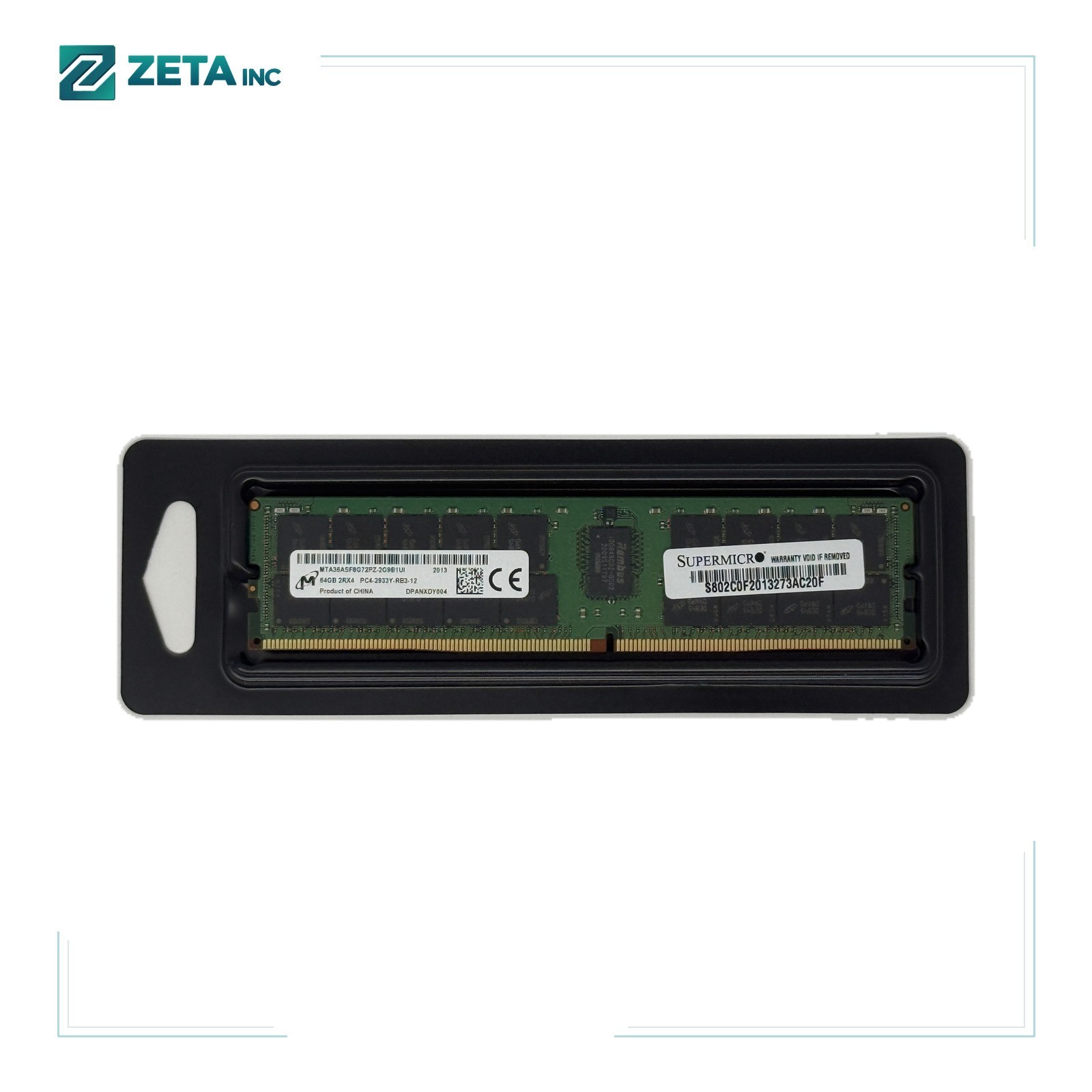 MTA36ASF8G72PZ-2G9B1 MICRON 64GB (1X64GB) 2RX4 PC4-2933Y MEMORY
