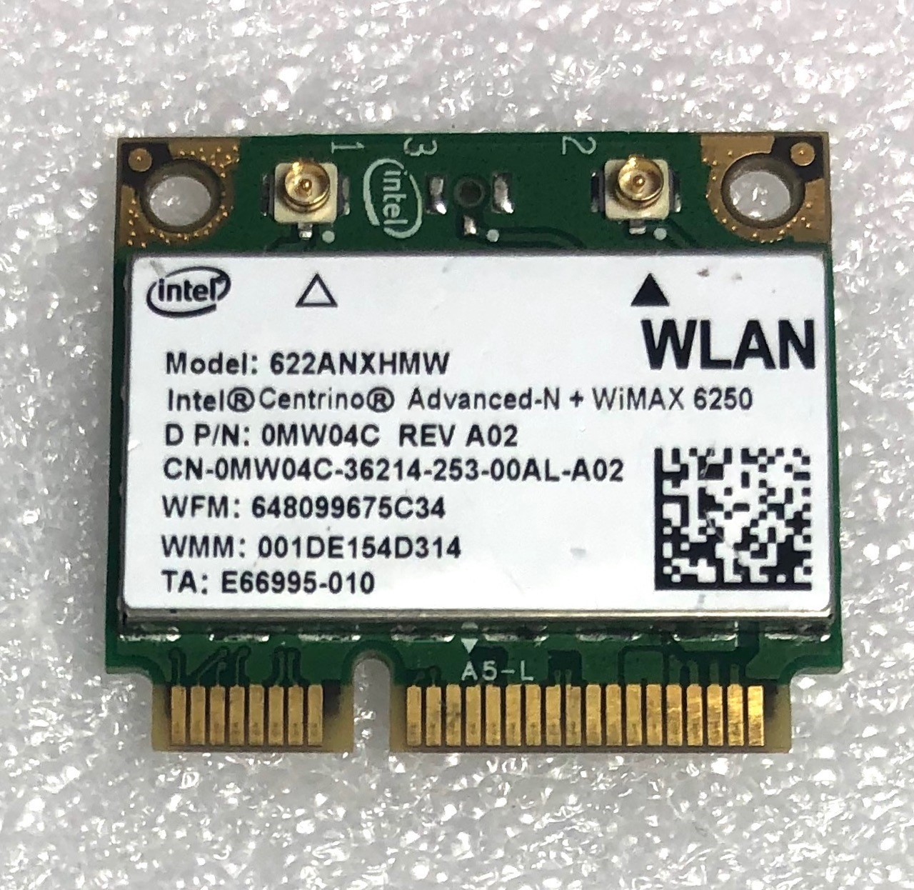 MW04C New Dell Intel Centrino Advanced N + WiMAX 6250 Wireless Wifi Card