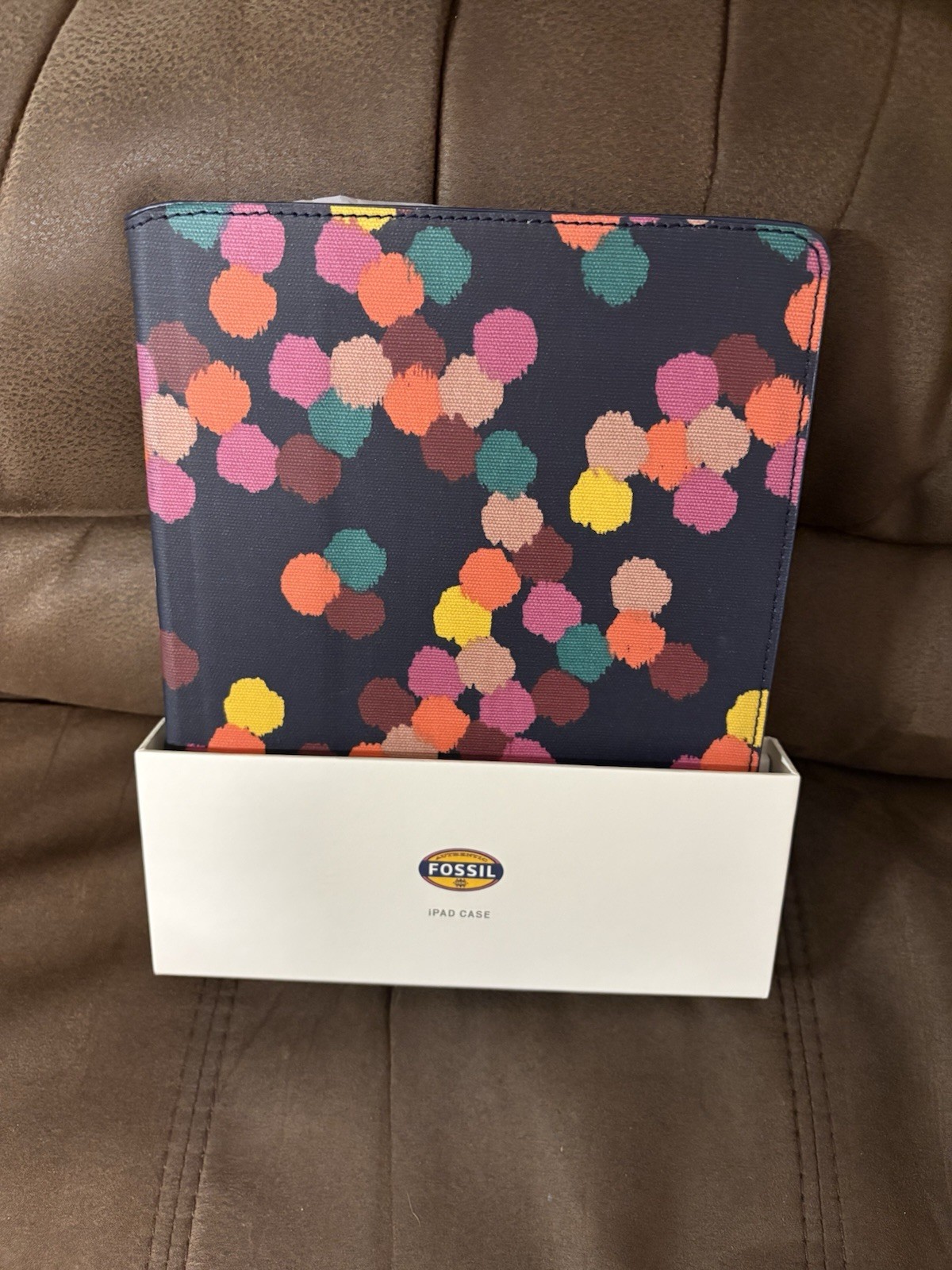 Fossil iPad Case Dot Tablet Easel Multicolor Floral Print SL4472982 New