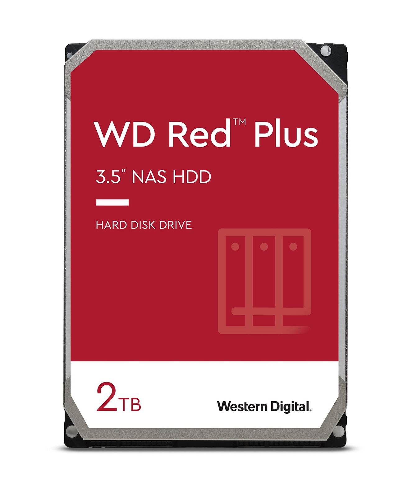 Western Digital 2TB WD Red Plus NAS Internal Hard Drive HDD
