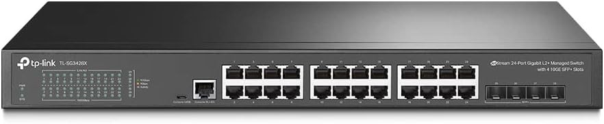 TP-Link SG3428X | Omada 24-Port Gigabit L2+ Managed Switch - New Damage Box