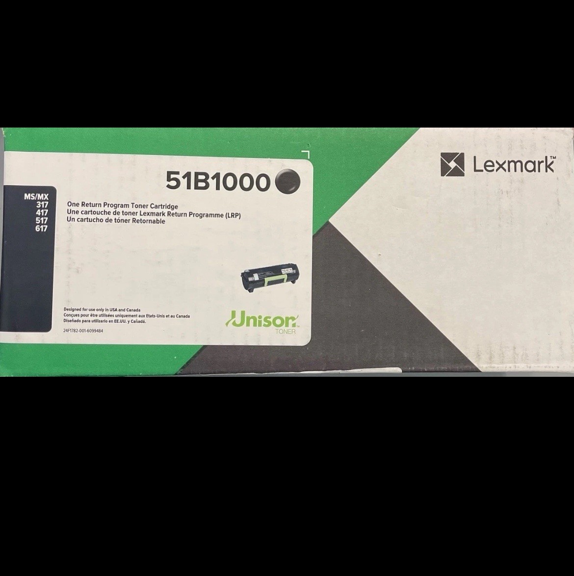 Lexmark 51B1000 Toner Black Unison Toner
