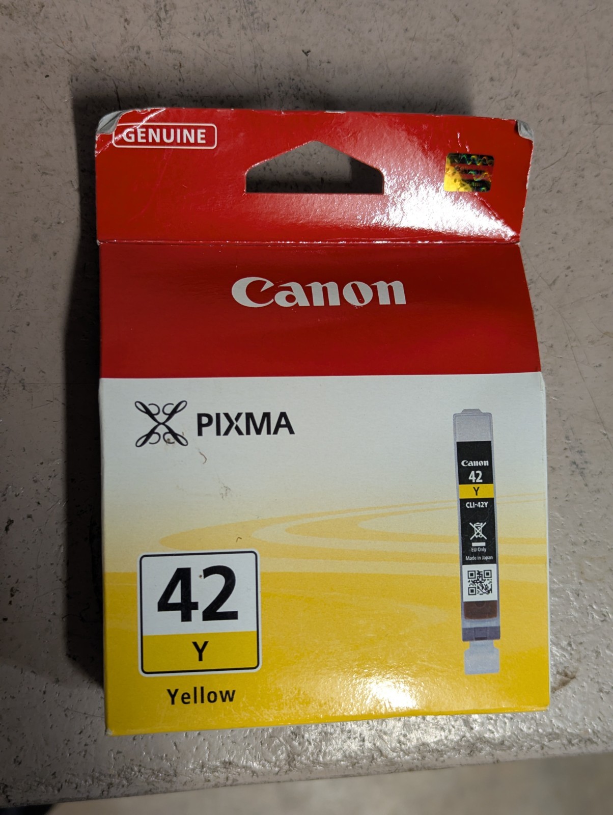 Canon Genuine PIXMA PRO100S Ink Cartridge CLI-42Y Yellow  Inkjet Cartridge