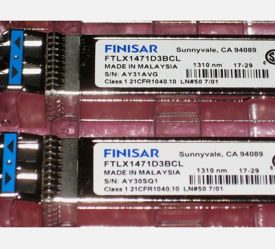 GENUINE Finisar FTLX1471D3BCL 10GB 1310nm LR 10km SFP+ 10GE 10GBASE-LR Original