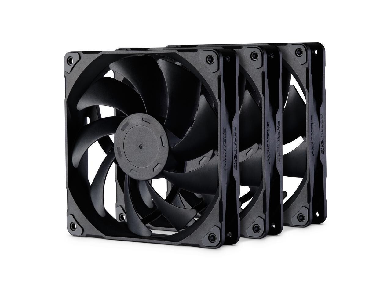 Phanteks M25 PWM 140mm Case Fan - Black, 3-Pack