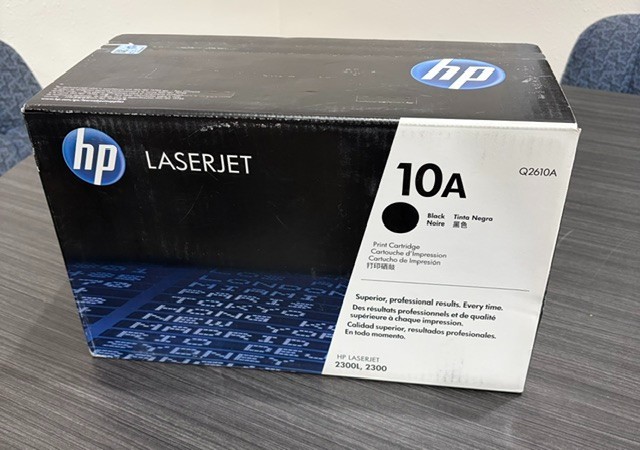 New Genuine HP 10A  Black Toner Print Cartridge Q2610D - 