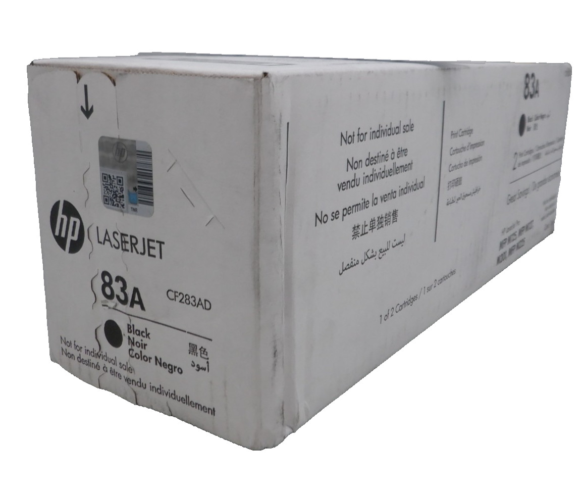 Genuine HP 83A Black CF283A ( 1 ) One Pack Print Toner Cartridge D