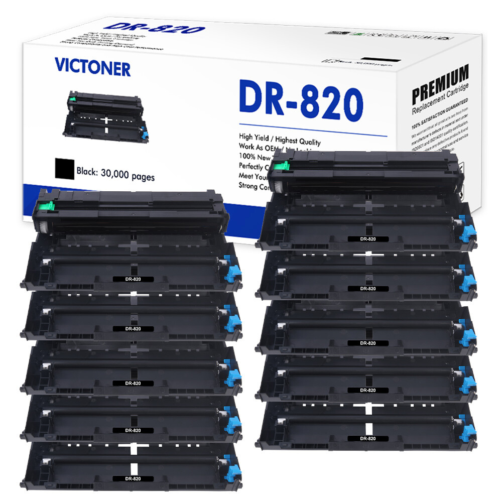 10 PK DR820 DR-820 Drum Fits For Brother TN850 HL-L6200D HL-L5100DN MFC-L6800DW
