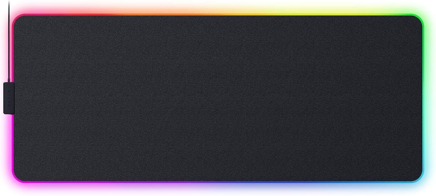 Razer Strider Chroma Gaming Mouse Pad Soft & Hard Black
