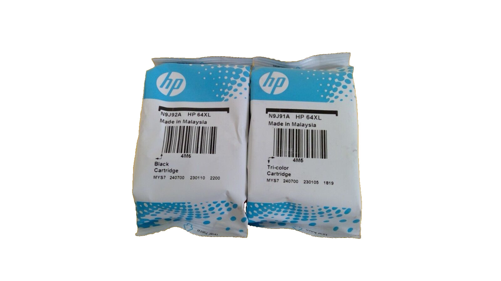 Genuine OEM HP 64XL Black-64XL Tri-color Ink Bulk Packaging 
