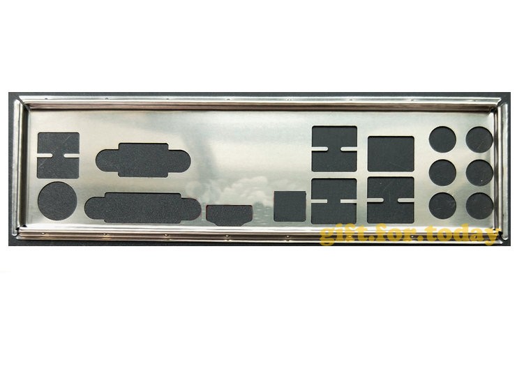 For Gigabyte GA-H55M-S2H Shield IO I/O Rear Baffle Backplate Motherboard