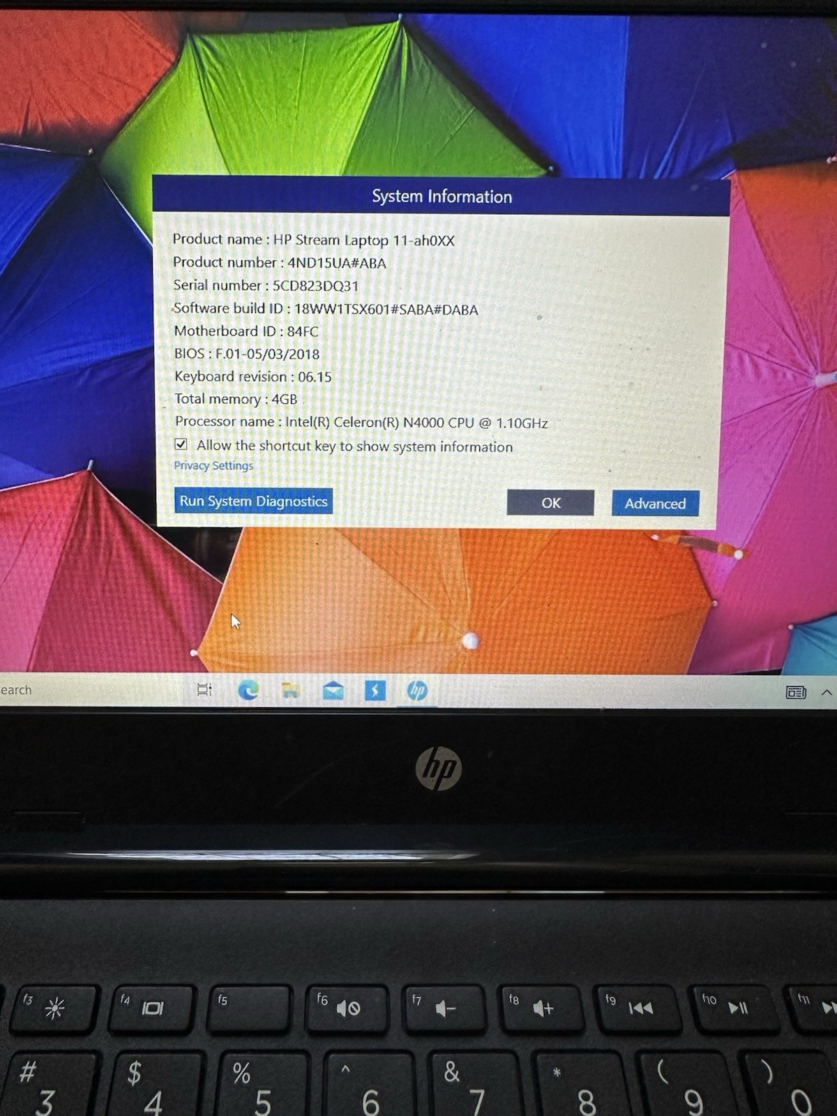 HP 11-ah0xx 4ND15UA#ABA 11.6"/Intel N4000/4GB 32GB BLACK