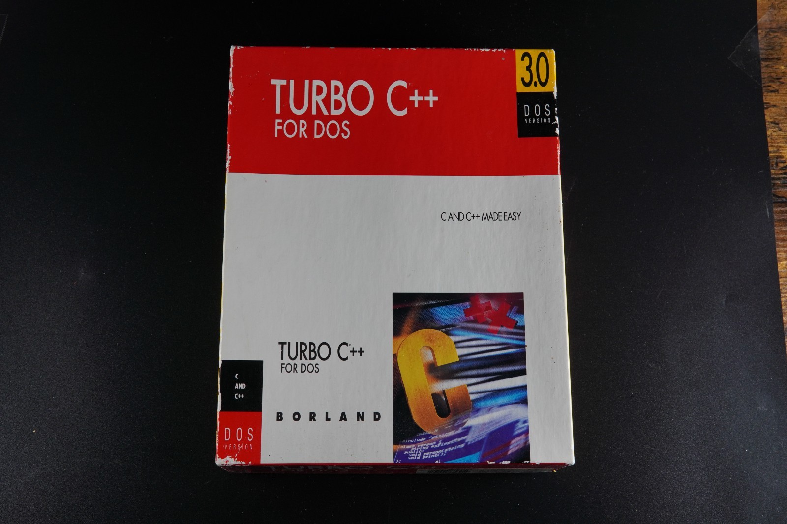 Borland Turbo C++ 3.0 for Dos Big Box Software 5.25 and 3.5 Complete