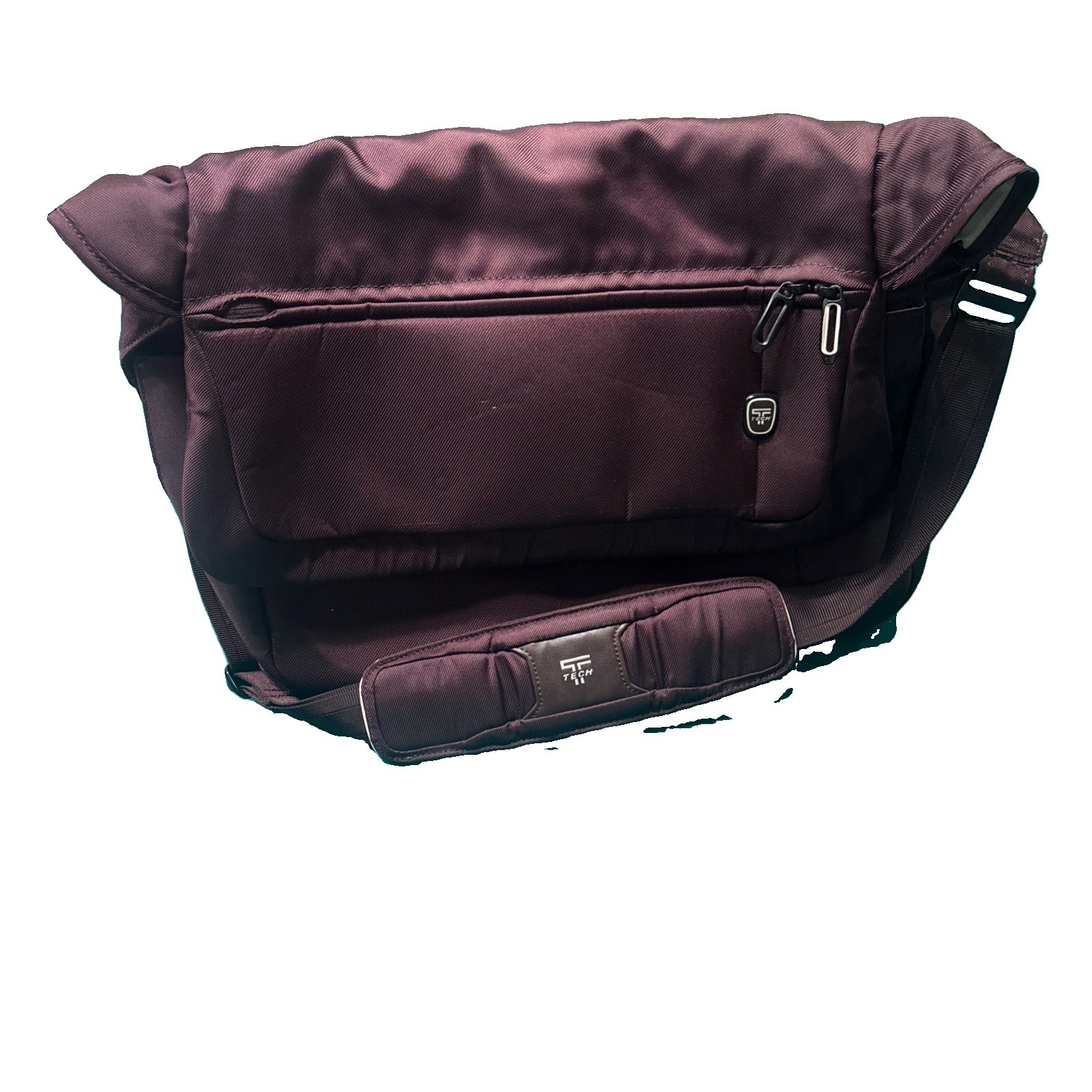 Tumi T-Tech Expandable Laptop Briefcase/Messenger Bag ~ Brown
