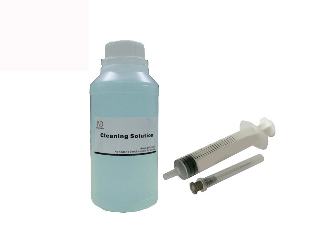 10oz 250ml Printhead Cleaner for All inkjet printer ink Cartridge with Syring